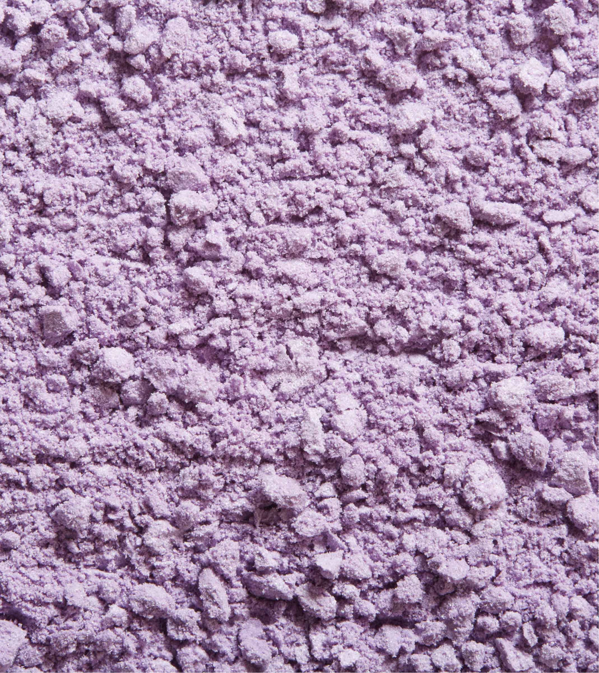 Brazilian purple clay powder, close up